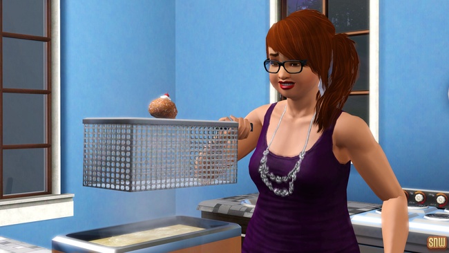 Sizzle Baby Pro Deep Fryer and Frost-Bite Pro Ice Cream Machine (premium content for The Sims 3)