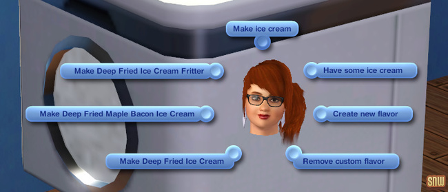 Sizzle Baby Pro Deep Fryer and Frost-Bite Pro Ice Cream Machine (premium content for The Sims 3)