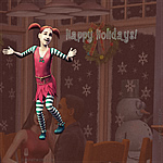 Sims 2 Happy Holidays 2010 wallpapers (iPad)