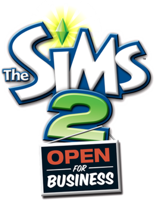 The Sims 2: Open for Business logo