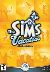 The Sims: Vacation box art packshot