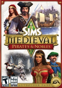 The Sims Medieval: Pirates & Nobles box art packshot