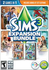 The Sims 3: Expansion Bundle packshot box art