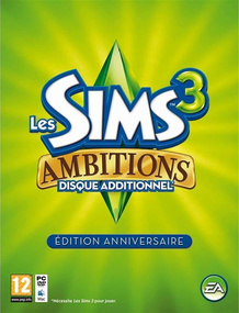 The Sims 3: Ambitions Commemorative Edition packshot box art