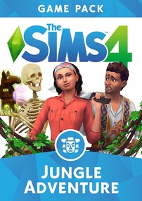 The Sims 4: Jungle Adventure packshot box art