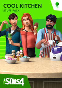 The Sims 4: Cool Kitchen Stuff packshot cover box art