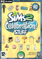 The Sims 2: Celebration! Stuff box art packshot