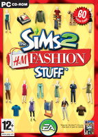 The Sims 2: H&M Fashion Stuff box art packshot