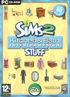 The Sims 2: Kitchen & Bath Interior Design Stuff box art packshot
