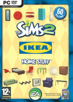 The Sims 2: IKEA Home Stuff box art packshot