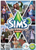 The Sims 3: University Life box art packshot