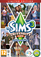 The Sims 3: University Life (Limited Edition) packshot box art