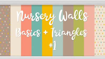 Nursery Walls Set #1 - Basics + Triangles