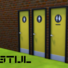 De Stijl Doors for The Sims 4