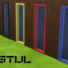 De Stijl Windows for The Sims 4