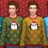 Men&#039;s Christmas Penguin Sweater