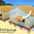 Tropical Thatch Awnings - matches Tropical Thatch roof from Island Living