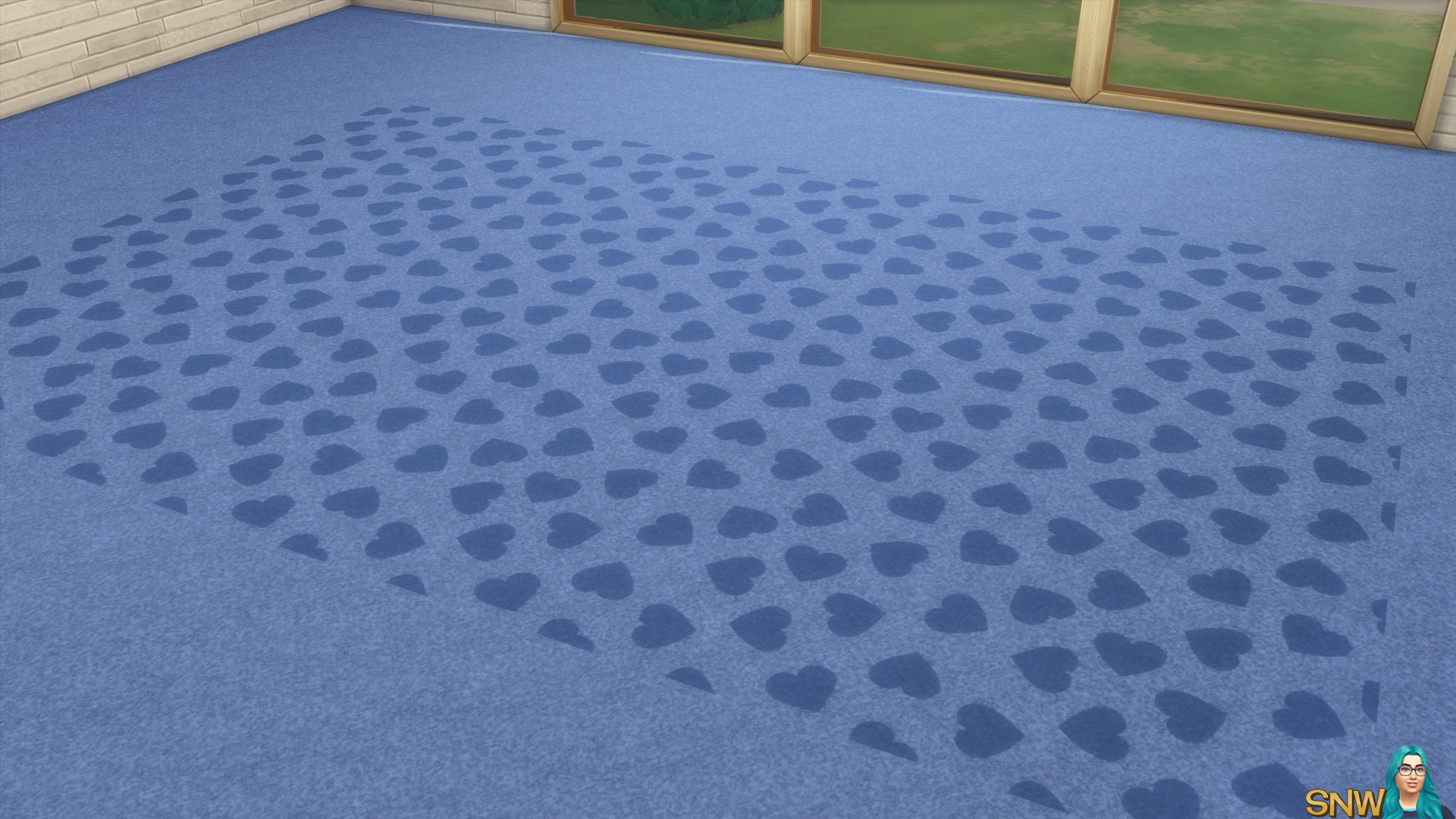 Valentine&#039;s Day 2018 / Love Carpets #8 (Hearts - Full - Small - Dark)