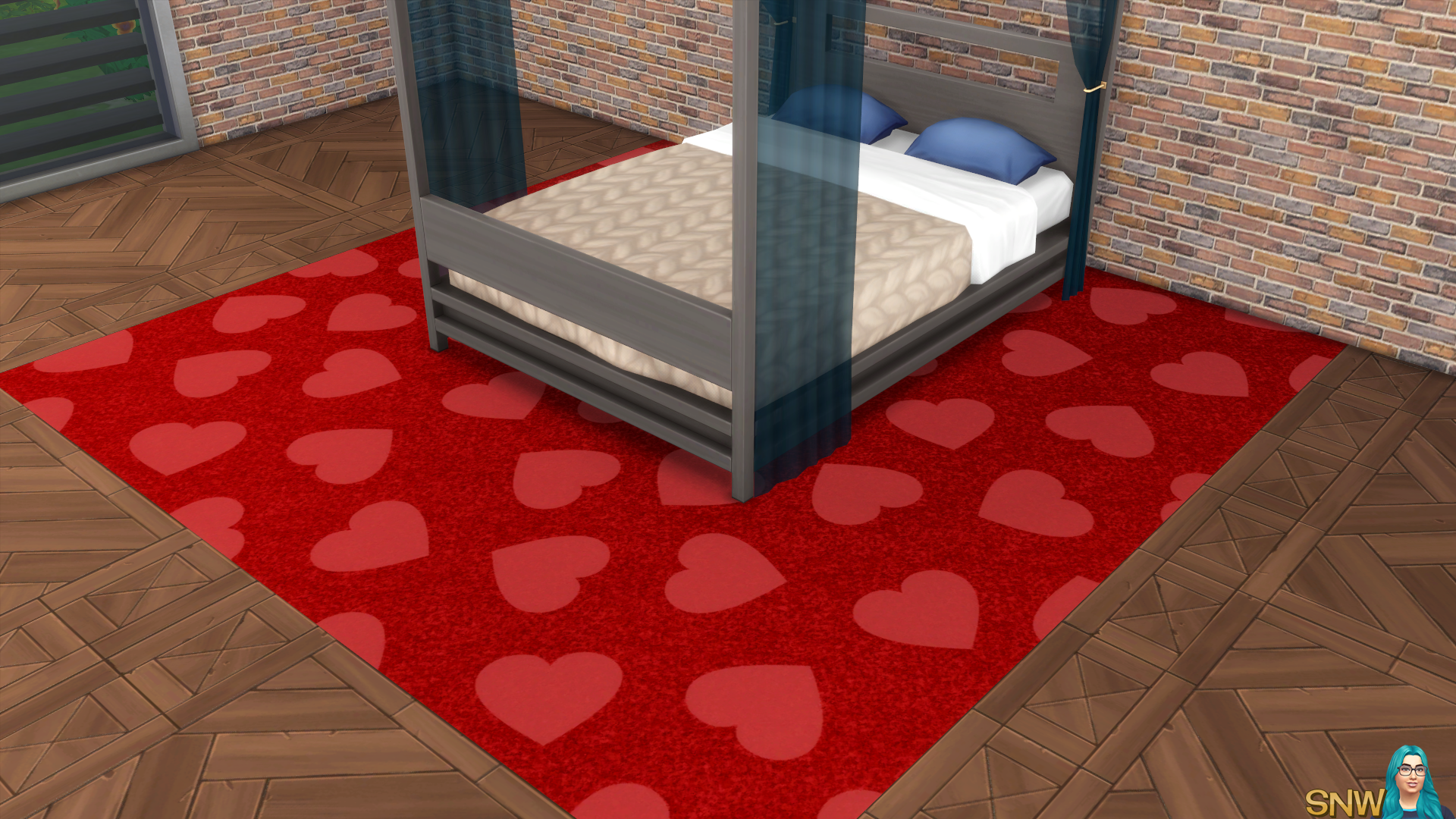 Valentine&#039;s Day 2018 / Love Carpets #2 (Hearts - Full - Large - Light)