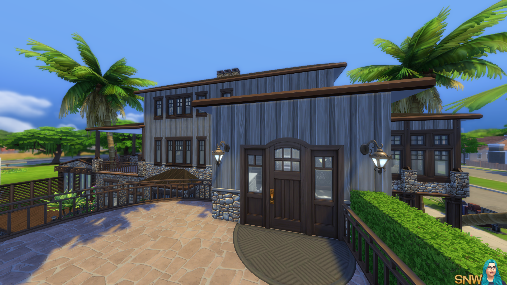 Fun &amp; Quirky house in The Sims 4