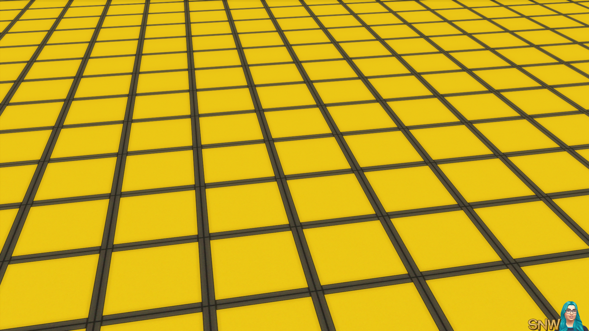 De Stijl Floor Tiles for The Sims 4