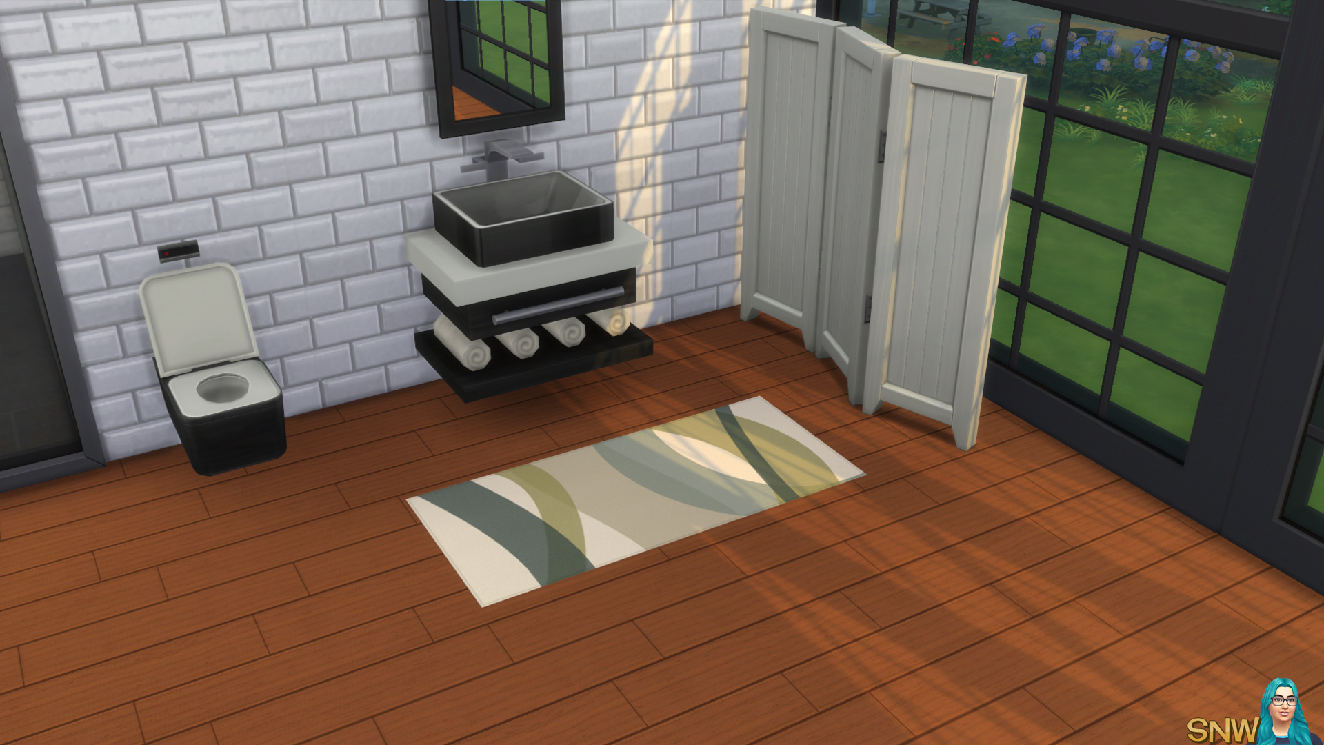 Abstract Rug for The Sims 4