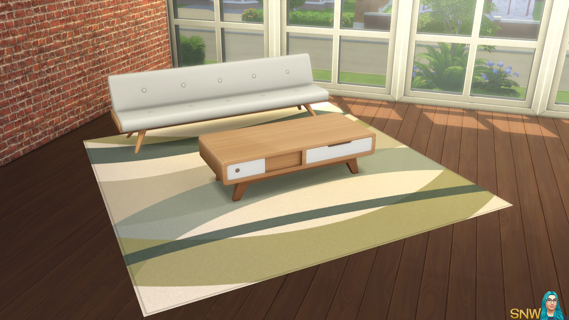 Abstract Rug for The Sims 4