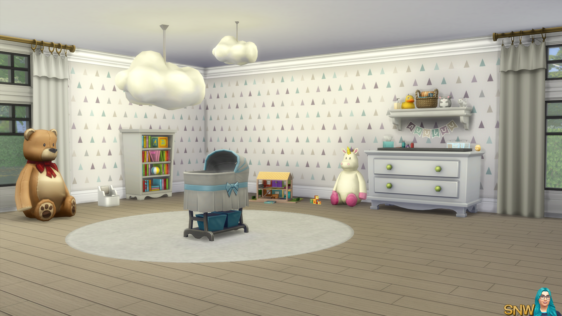 Nursery Walls Set #3 - Basics + Triangles