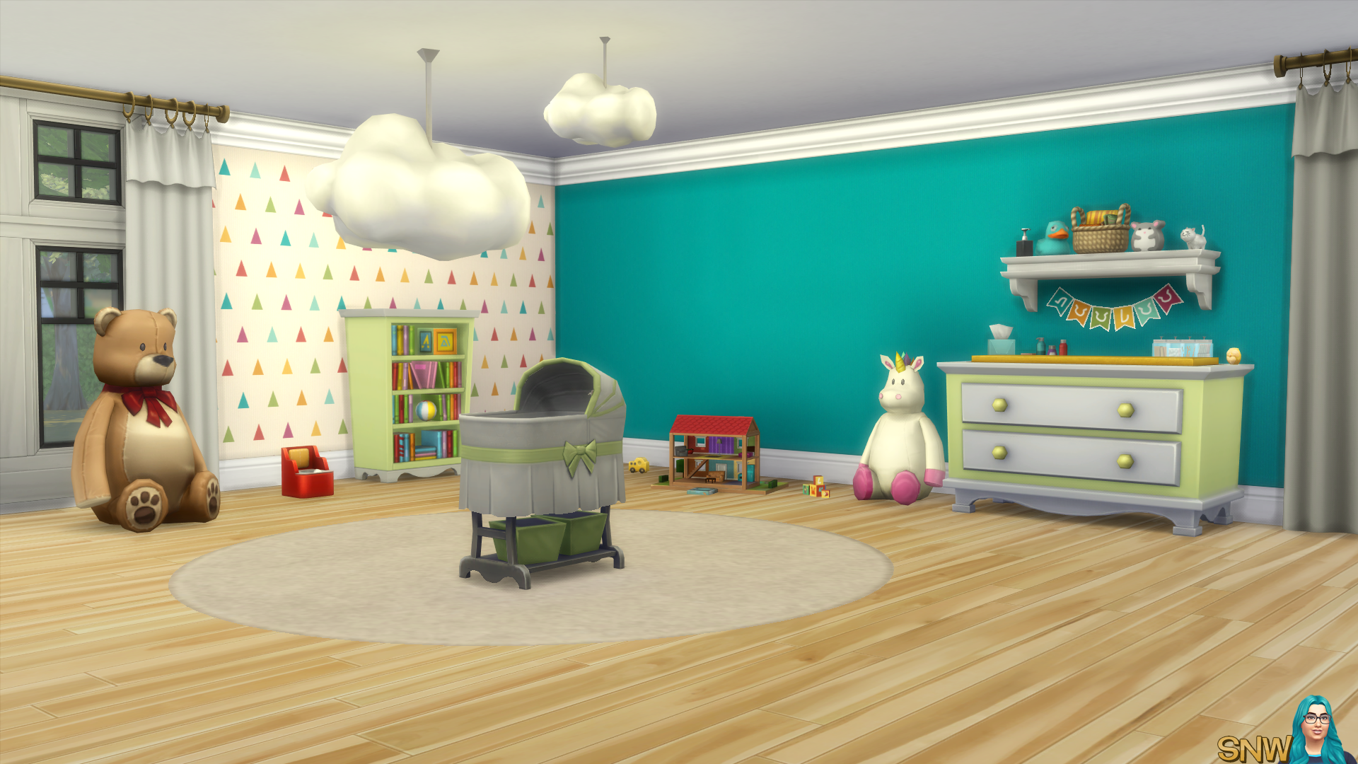 Nursery Walls Set #8 - Basics + Triangles