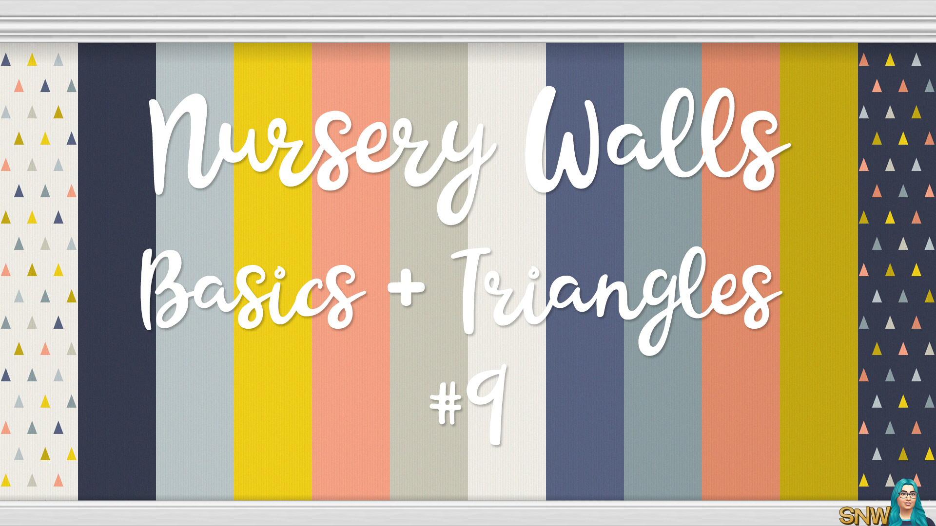 Nursery Walls Set #9 - Basics + Triangles