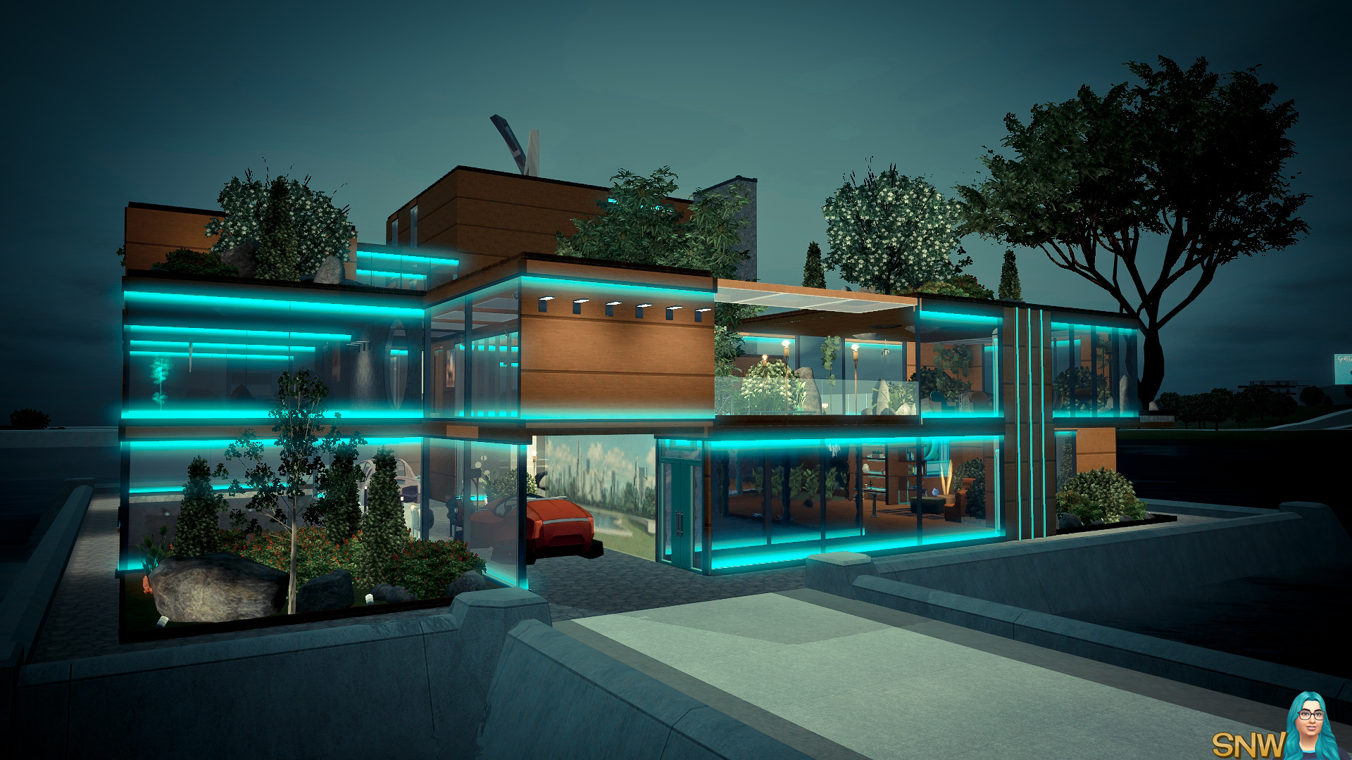 Futuristic Mid-Century Modern