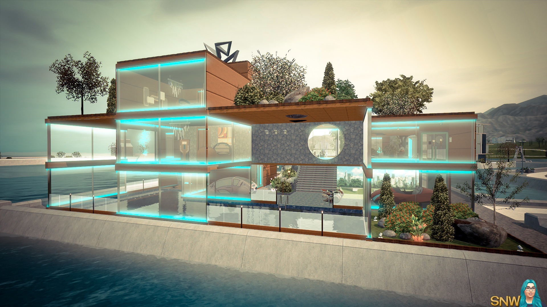 Futuristic Mid-Century Modern