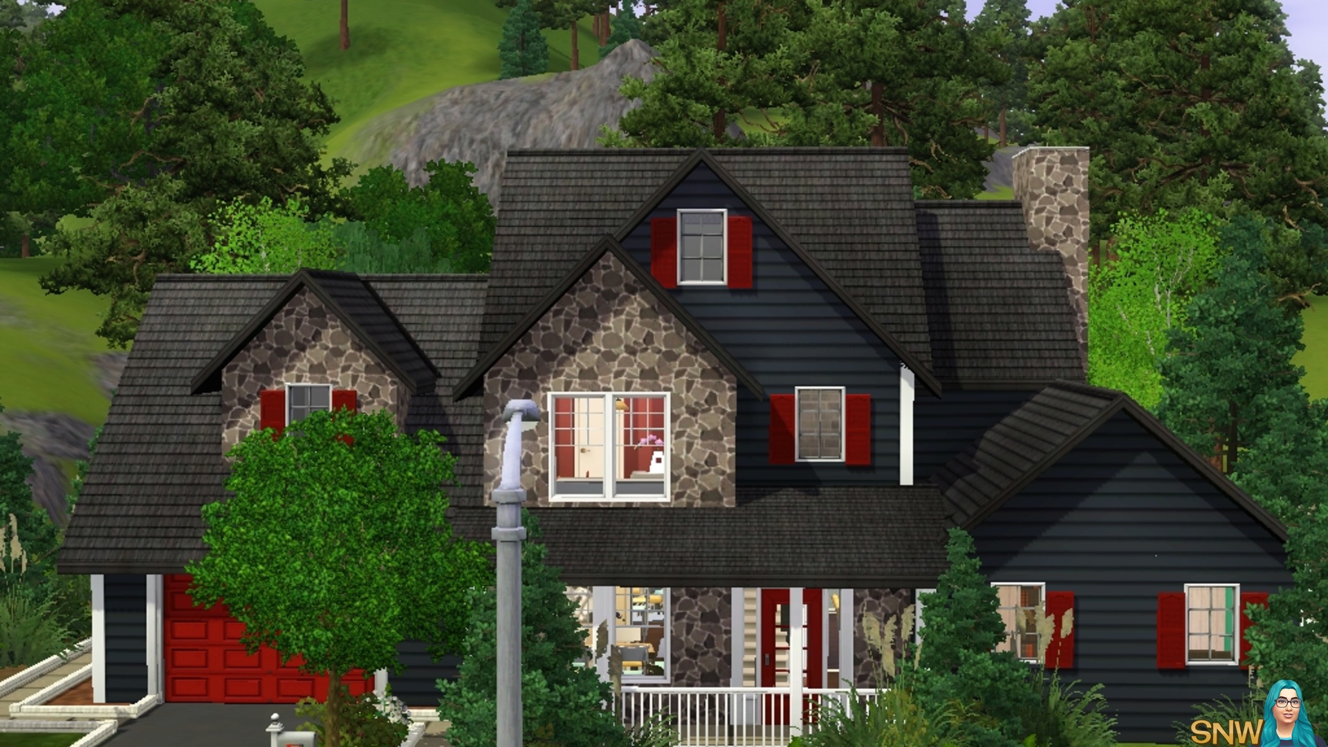Suburbia Bluered