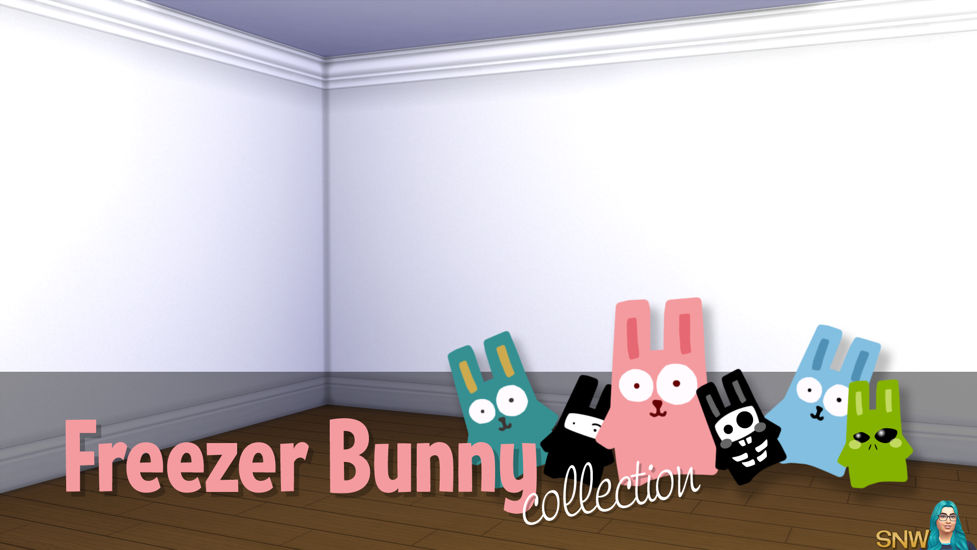 Freezer Bunny Collection: Plain Wallpapers