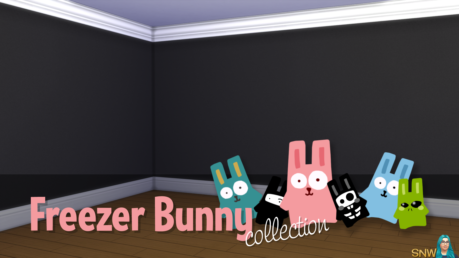 Freezer Bunny Collection: Plain Wallpapers