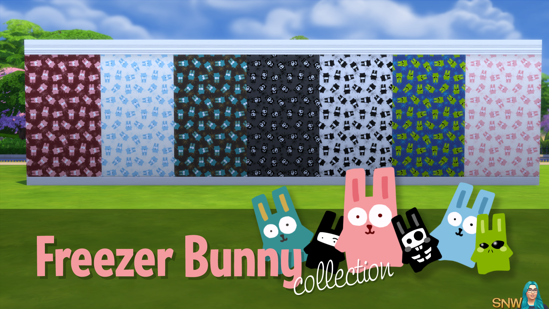 Freezer Bunny Collection: Big Bunnies/Starburst Wallpapers