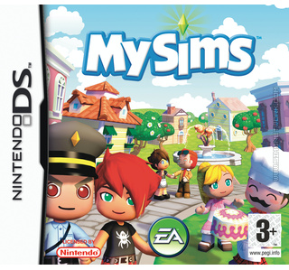 MySims DS box art packshot