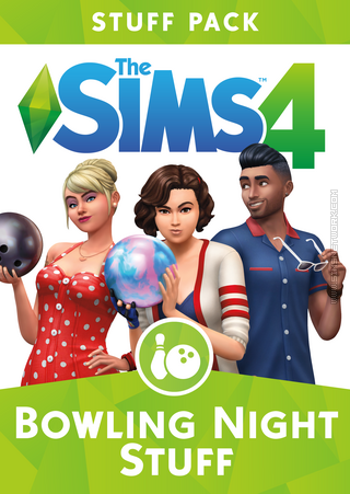 The Sims 4: Bowling Night Stuff packshot box art