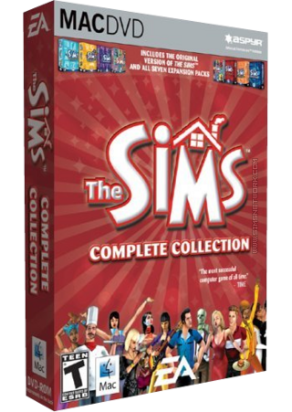 The Sims: Complete Collection for Mac box art packshot US