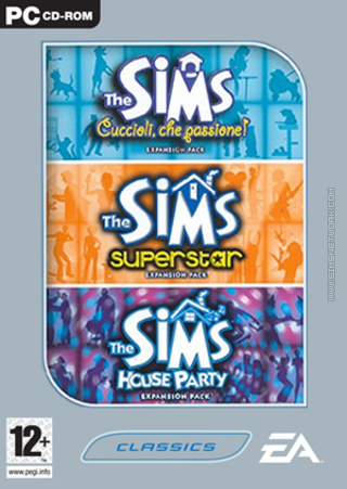 The Sims: Triple Expansion, volume one box art packshot