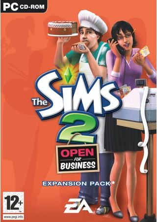 The Sims 2: Open for Business box art packshot