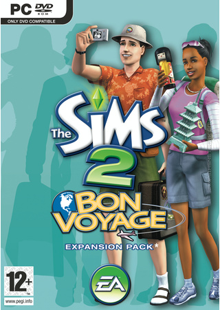 The Sims 2: Bon Voyage box art packshot