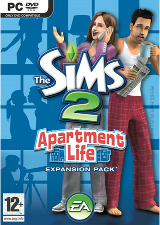 The Sims 2: Apartment Life box art packshot