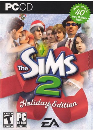 The Sims 2: Holiday Edition (2005) box art packshot US