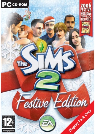 The Sims 2: Festive Edition (2006) box art packshot
