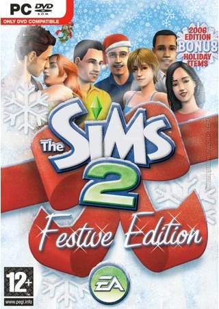 The Sims 2: Festive Edition (2006) box art packshot