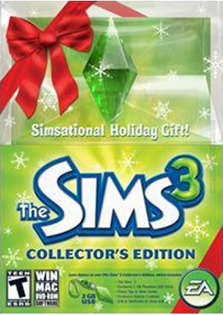 The Sims 3: Holiday Collector&#039;s Edition box art packshot US
