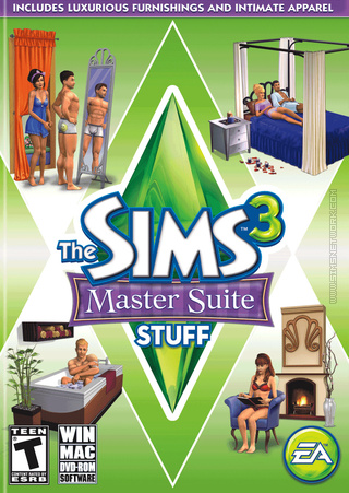 The Sims 3: Master Suite Stuff box art packshot US