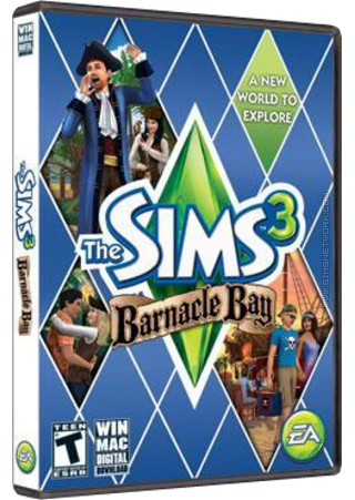 The Sims 3: Barnacle Bay box art packshot