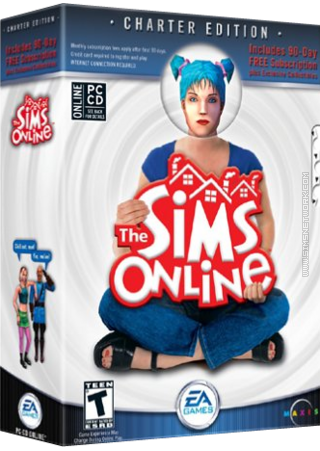 The Sims Online Charter Edition box art packshot